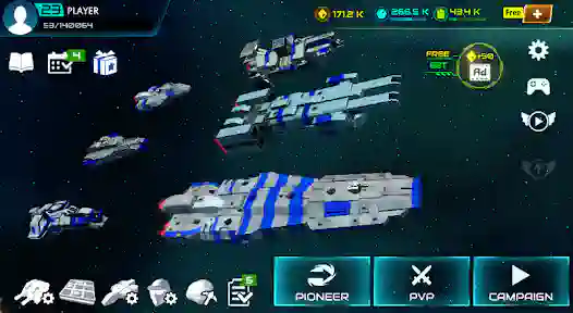 Brauzer kosmik oyunlar Battle of Starships