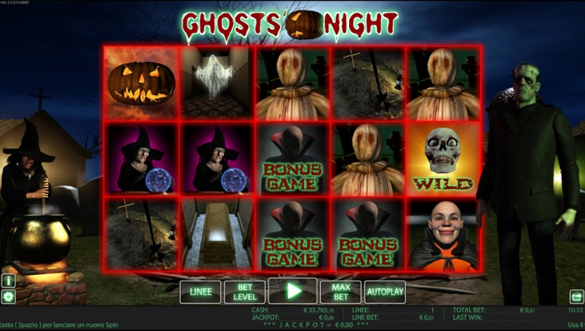 ДК Ghosts Night онлайн Хэллоуин ойындары