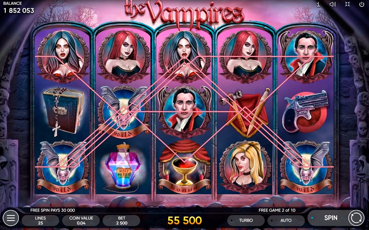 PC The Vampires-də onlayn Halloween oyunları