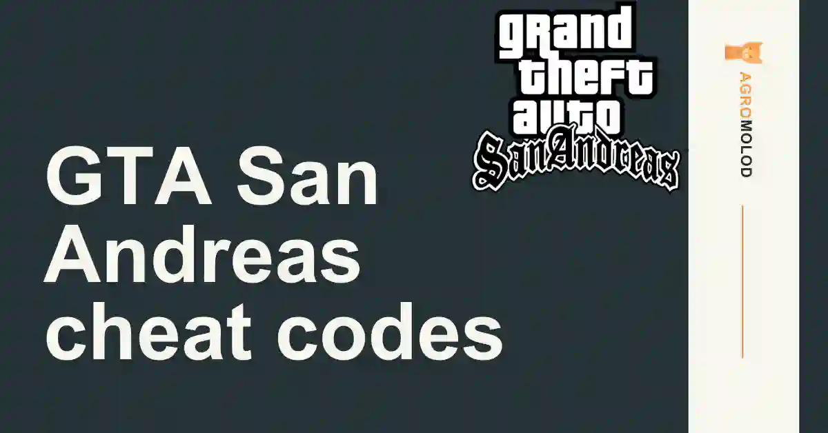 GTA San Andreas üçün fırıldaqçı kodları